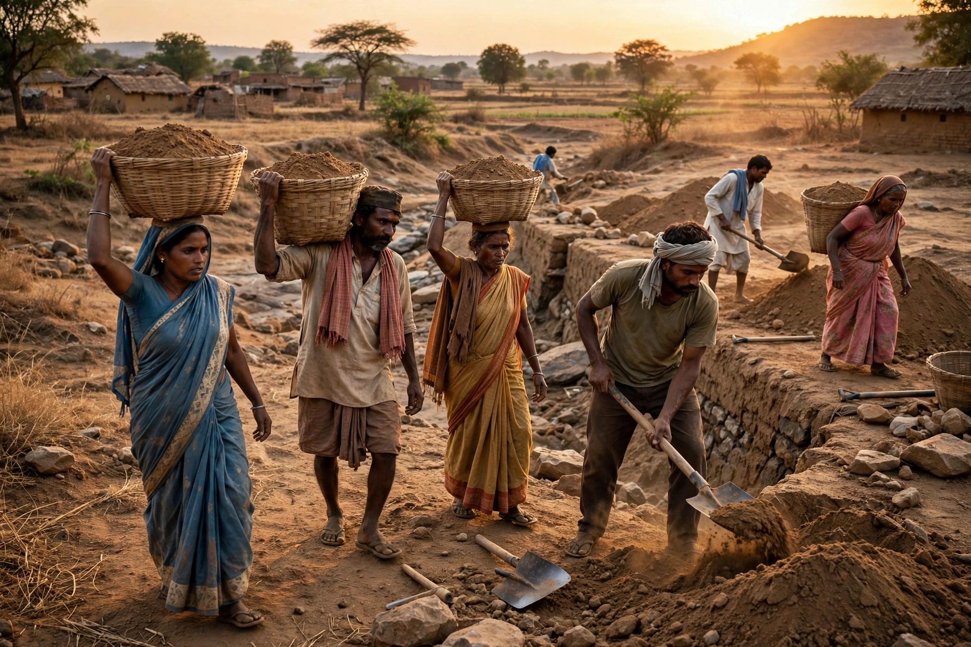 VB-G RAM G 2026 — rural employment guarantee, job cards, wages and 375 works