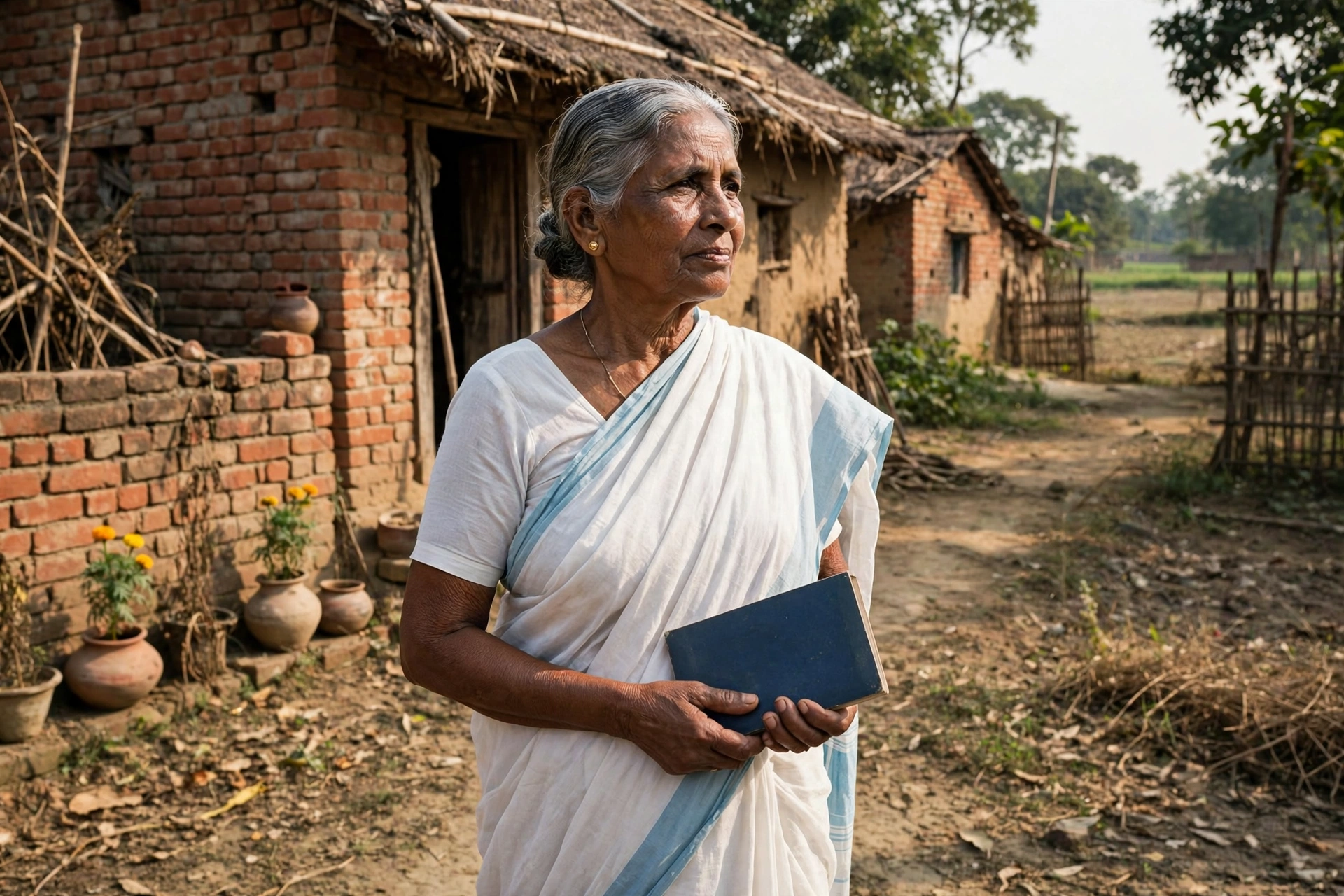 Vidhwa Pension Yojana Bihar 2026 - bank passbook liye hue vidhwa mahila